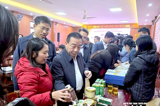 Những 'cái bắt tay' giúp nâng tầm giá trị sản phẩm OCOP Nghệ An