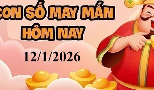 Con số may mắn ngày 12/1/2026: Gợi ý tài lộc cho 12 con giáp và cung hoàng đạo