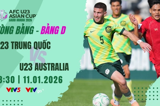 Lịch thi đấu U23 châu Á hôm nay 11/1: Xem trực tiếp U23 Thái Lan vs U23 Iraq trên VTV