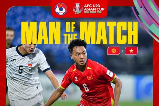 AFC ca ngợi Nguyễn Thái Sơn là 'bộ não' giúp U23 Việt Nam bay cao tại giải châu Á
