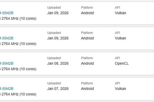 Galaxy S26 lộ điểm Geekbench: Chip Exynos 2600 phô diễn sức mạnh đồ họa tiệm cận Snapdragon