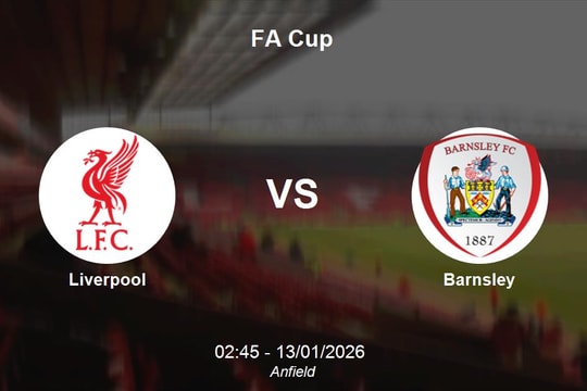 Nhận định Liverpool vs Barnsley - Thử thách cực đại cho đội khách tại thánh địa Anfield