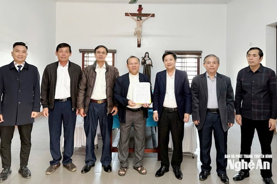 Ủy ban Đoàn kết Công giáo tỉnh Nghệ An tổ chức Hội nghị Ban Thường trực lần thứ 10