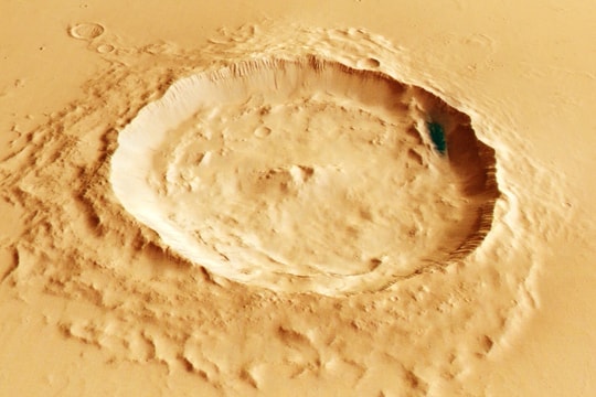 Tàu Mars Express ghi lại hiện tượng mài mòn địa hình do gió cực mạnh trên sao Hỏa