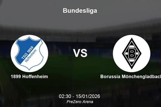 Nhận định 1899 Hoffenheim vs Borussia Mönchengladbach - Đại chiến vòng đấu Bundesliga