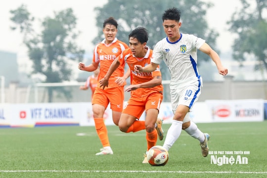 U19 Sông Lam Nghệ An giành chiến thắng thuyết phục trước U19 SHB Đà Nẵng