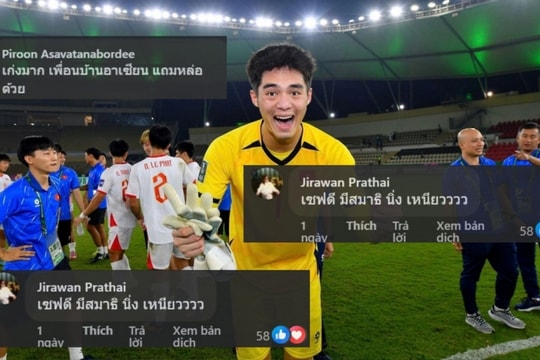 Trần Trung Kiên và màn trình diễn điểm 10 tại U23 châu Á: Khi CĐV Thái Lan cũng phải ngả mũ