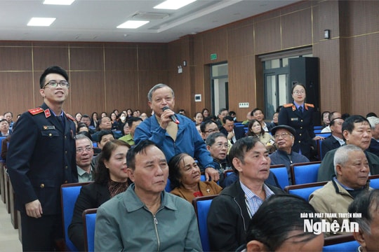 Phường Thành Vinh tuyên truyền về thí điểm Viện kiểm sát khởi kiện vụ án dân sự công ích