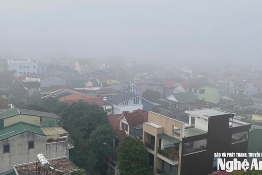 Thời tiết Nghệ An ngày 17/1: Sáng sớm có sương mù, ngày trời nắng