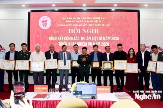 Hội Hỗ trợ gia đình liệt sĩ tỉnh Nghệ An: Tiếp tục tăng cường giáo dục, nâng cao nhận thức về tri ân liệt sĩ và đạo lý "Uống nước nhớ nguồn"