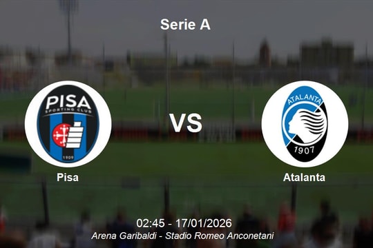 Nhận định Pisa vs Atalanta - Serie A: Cơ hội để đội khách củng cố vị thế trong top 7