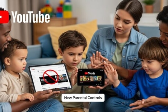YouTube ra mắt tính năng mới cho phép phụ huynh kiểm soát trẻ em xem video ngắn Shorts