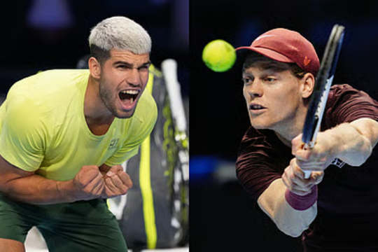 Kỷ nguyên Sincaraz bước sang năm thứ 3: Sự thống trị tuyệt đối của Sinner và Alcaraz