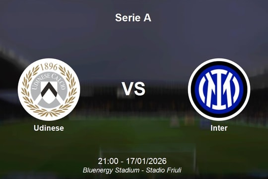 Nhận định Udinese vs Inter - Vòng 21 Serie A: Thử thách cho ngôi đầu
