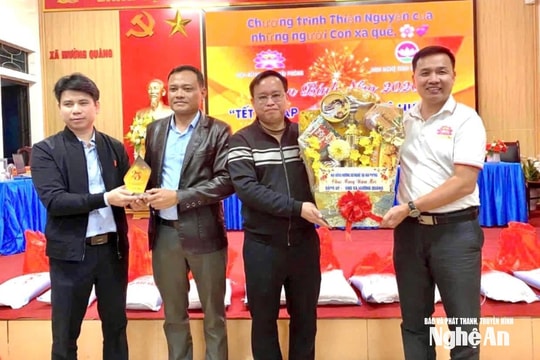 Hội đồng hương xứ Nghệ tại Hải Phòng và Nghệ Tĩnh tại Thái Bình với chương trình "Tết ấm áp - gắn kết quê hương"