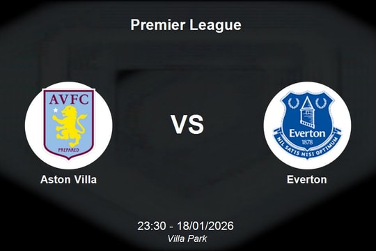 Nhận định Aston Villa vs Everton - Vòng 22 Premier League