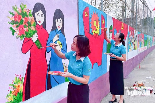 Nhiều hoạt động sôi nổi của phụ nữ Nghệ An chào mừng Đại hội XIV của Đảng