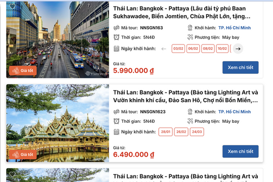 Tour Tết 2026 đi Đông Nam Á: Biến động giá vé và những điểm đến hút khách nhất