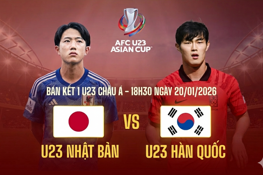 VTV5 VTVgo trực tiếp U23 Nhật Bản đấu với U23 Hàn Quốc 20/1