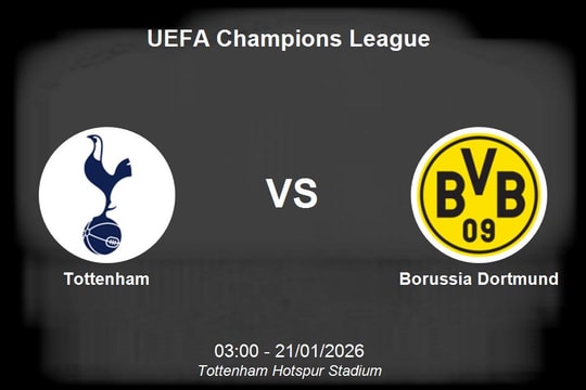 Nhận định Tottenham vs Borussia Dortmund - UEFA Champions League