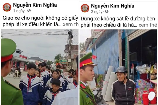 Đại úy Công an 'gây sốt' trên Facebook cá nhân với cách tuyên truyền pháp luật lôi cuốn