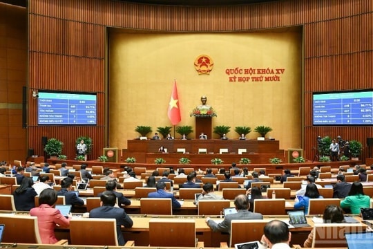 Công bố các Nghị quyết của Quốc hội và Ủy ban Thường vụ Quốc hội khóa XV