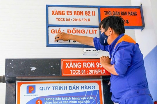 Giá xăng trong nước ngày 22/1 dự báo giảm nhẹ, giá dầu diesel tăng 300 đồng/lít