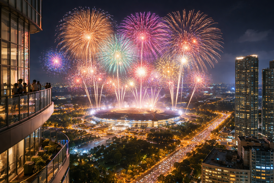 Lịch, thời gian, địa điểm bắn pháo hoa tối nay 23/1 ở Hà Nội