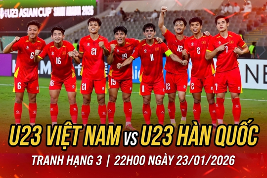 FPT Play, TV360 trực tiếp bóng đá U23 Việt Nam và U23 Hàn Quốc