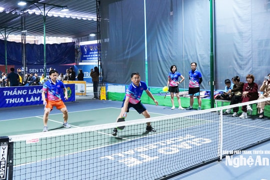 Khai mạc giải Pickleball Kỷ niệm 80 năm Ngày bầu cử đầu tiên của HĐND tỉnh Nghệ An
