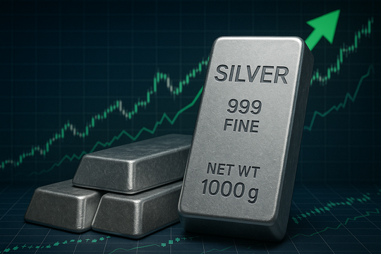 Giá bạc hôm nay 24/1: Thị trường đồng loạt tăng, Phú Quý niêm yết 3.842.000 đồng/lượng