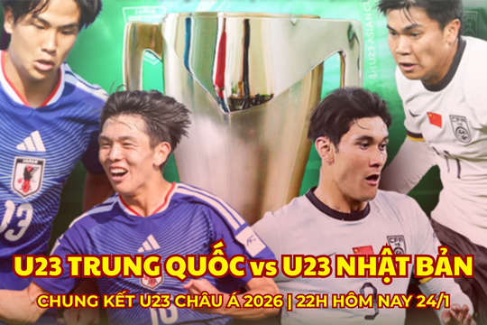 Trực tiếp U23 Trung Quốc đấu với U23 Nhật Bản trên VTV2 VTVgo