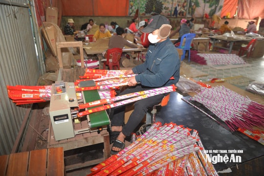 Thủ phủ hương trầm Nghệ An tất bật vào vụ Tết