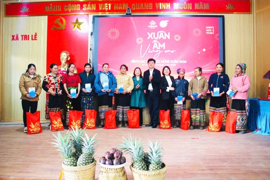 Nafoods Group lan tỏa 'Xuân ấm vùng cao' tại xã Tri Lễ