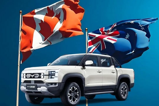 Làn sóng xe điện Trung Quốc: Từ sự thống trị tại Úc đến tham vọng chinh phục Canada
