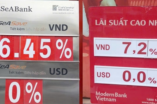 Lãi suất ngân hàng hôm nay 26/1: Lãi suất thực tế tại quầy cao hơn niêm yết tới 1,7%