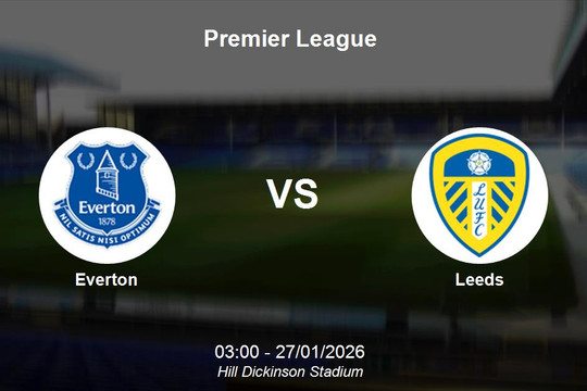 Nhận định Everton vs Leeds - Premier League: Quyết chiến tại Hill Dickinson Stadium