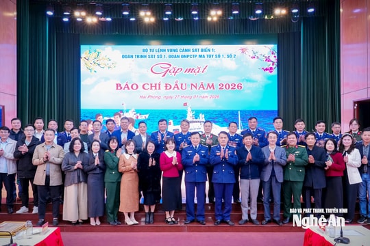 Các đơn vị thuộc Cảnh sát biển Việt Nam gặp mặt báo chí đầu năm 2026