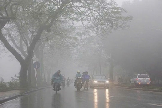 Thời tiết ngày 27/1: Bắc Bộ sương mù bao phủ, vùng núi có nơi rét đậm dưới 11 độ C