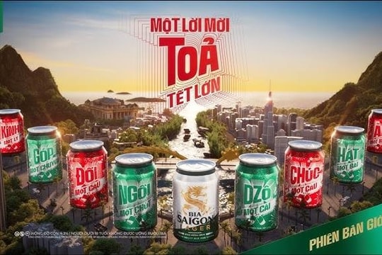 Bia Saigon cùng hàng triệu gia đình Việt đón lì xì, 'tỏa Tết lớn' trước thềm năm mới