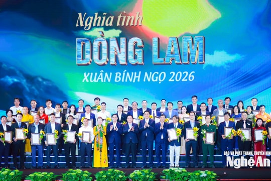 Nghệ An: Hơn 172 tỷ đồng ủng hộ Chương trình “Nghĩa tình dòng Lam - Xuân Bính Ngọ năm 2026”