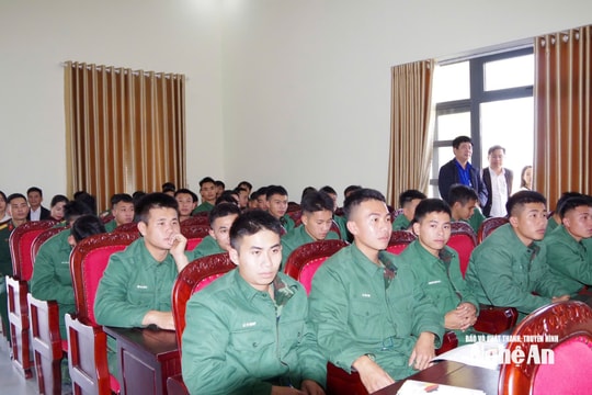 Nghệ An: Tư vấn hướng nghiệp, giáo dục nghề nghiệp cho quân nhân xuất ngũ