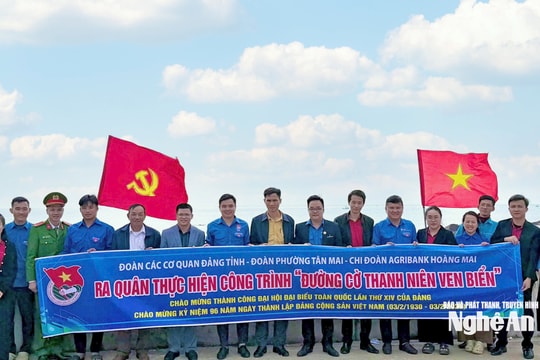 Tuổi trẻ Các cơ quan Đảng tỉnh triển khai hoạt động chào mừng thành công Đại hội XIV