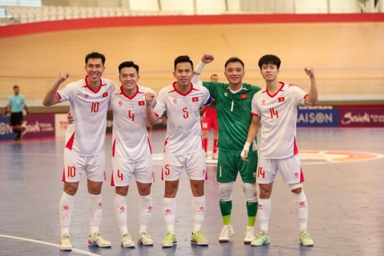 Thắng Lebanon 2-0, tuyển futsal Việt Nam chạm tay vào vé tứ kết châu Á