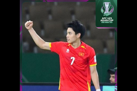 Nguyễn Đình Bắc nhận đề cử Bàn thắng đẹp nhất U23 châu Á 2026 sau siêu phẩm vào lưới UAE