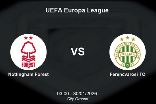 Nhận định Nottingham Forest vs Ferencvarosi TC - UEFA Europa League