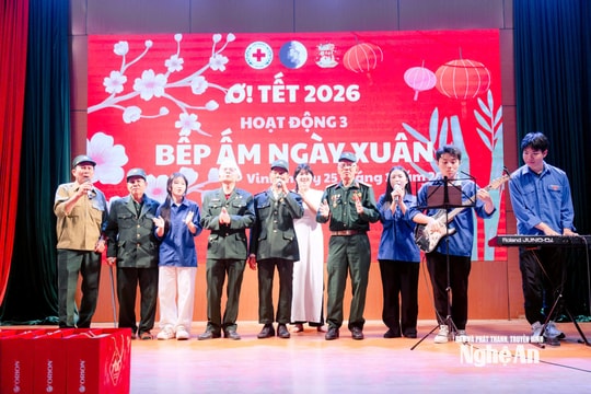 Lan tỏa hơi ấm ngày Xuân đến những thương bệnh binh tại Nghệ An
