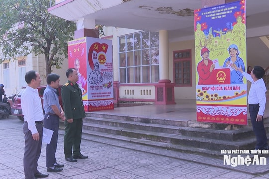 Nghệ An bảo đảm Hội nghị hiệp thương lần thứ hai và lấy ý kiến cử tri đúng tiến độ, chất lượng