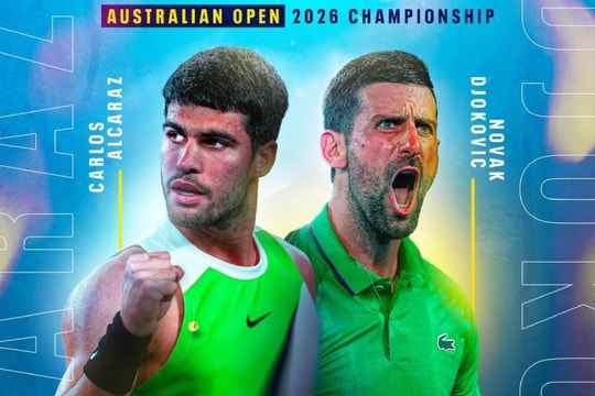 Chung kết Australian Open 2026: Novak Djokovic và Carlos Alcaraz đại chiến vì lịch sử
