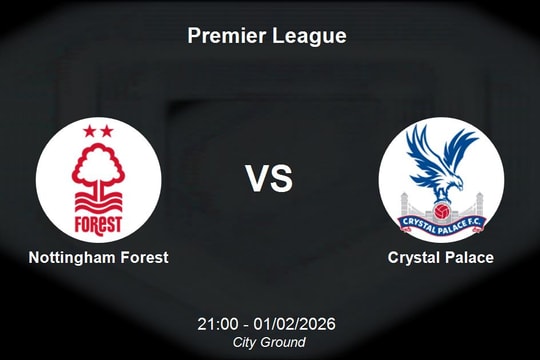 Nhận định Nottingham Forest vs Crystal Palace - Premier League: Quyết chiến trụ hạng